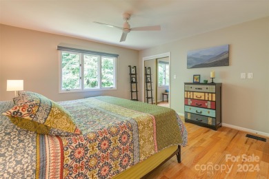 Enjoy privacy and quiet in this conveniently located stand-alone on Country Club of Asheville in North Carolina - for sale on GolfHomes.com, golf home, golf lot