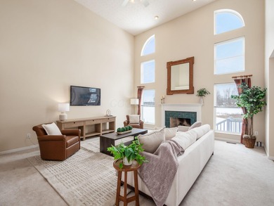 Sitting on a coveted course lot overlooking the serene landscape on Delaware Golf Club in Ohio - for sale on GolfHomes.com, golf home, golf lot