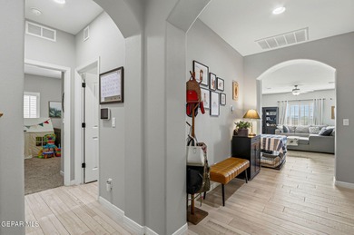 Spanish-modern 4 bed, 2 bath home in a highly coveted community on Emerald Springs Golf Course in Texas - for sale on GolfHomes.com, golf home, golf lot