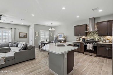 Spanish-modern 4 bed, 2 bath home in a highly coveted community on Emerald Springs Golf Course in Texas - for sale on GolfHomes.com, golf home, golf lot