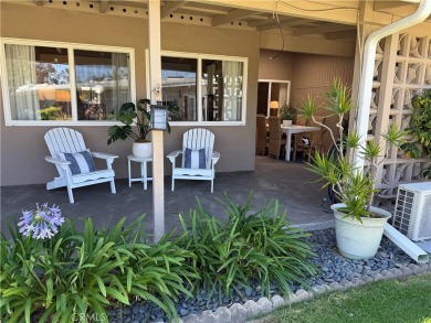 This elegant 2 bedroom one bathroom home is located in a serene on Leisure World Seal Beach Golf Course in California - for sale on GolfHomes.com, golf home, golf lot