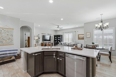 Spanish-modern 4 bed, 2 bath home in a highly coveted community on Emerald Springs Golf Course in Texas - for sale on GolfHomes.com, golf home, golf lot