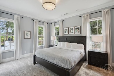 Experience luxury living in this stunning custom-built home on Savannah Quarters Country Club in Georgia - for sale on GolfHomes.com, golf home, golf lot