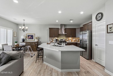 Spanish-modern 4 bed, 2 bath home in a highly coveted community on Emerald Springs Golf Course in Texas - for sale on GolfHomes.com, golf home, golf lot