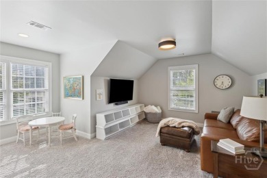 Experience luxury living in this stunning custom-built home on Savannah Quarters Country Club in Georgia - for sale on GolfHomes.com, golf home, golf lot