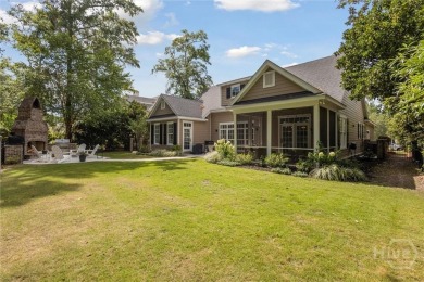 Experience luxury living in this stunning custom-built home on Savannah Quarters Country Club in Georgia - for sale on GolfHomes.com, golf home, golf lot