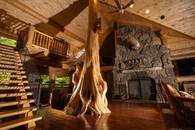 Sentinel Retreat rises boldly from its ridge-top setting above on Mount Shasta Resort in California - for sale on GolfHomes.com, golf home, golf lot