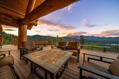Sentinel Retreat rises boldly from its ridge-top setting above on Mount Shasta Resort in California - for sale on GolfHomes.com, golf home, golf lot