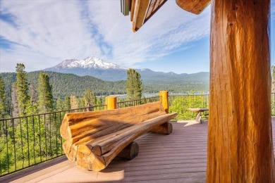 Sentinel Retreat rises boldly from its ridge-top setting above on Mount Shasta Resort in California - for sale on GolfHomes.com, golf home, golf lot