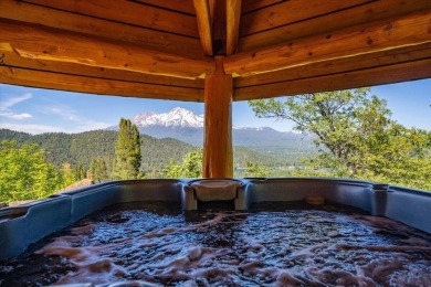 Sentinel Retreat rises boldly from its ridge-top setting above on Mount Shasta Resort in California - for sale on GolfHomes.com, golf home, golf lot
