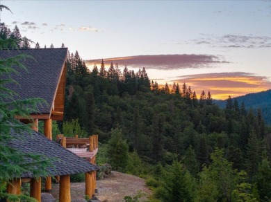 Sentinel Retreat rises boldly from its ridge-top setting above on Mount Shasta Resort in California - for sale on GolfHomes.com, golf home, golf lot