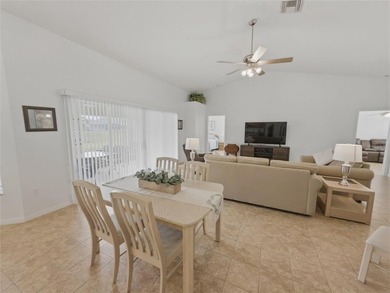 Well-maintained furnished 3-bedroom, 2-bath home with no rear on Heritage Pines Country Club in Florida - for sale on GolfHomes.com, golf home, golf lot