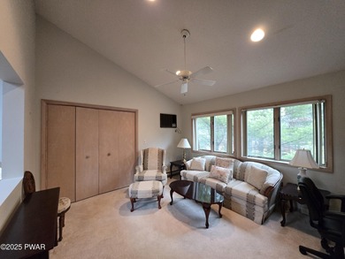 Living grand on the golf course! Home has vaulted ceilings on Lords Valley Country Club, Inc in Pennsylvania - for sale on GolfHomes.com, golf home, golf lot