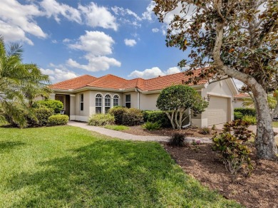 Experience the Florida lifestyle in this elegant Donatello model on Venetian Golf and River Club in Florida - for sale on GolfHomes.com, golf home, golf lot