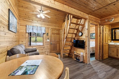 Charming and cozy, this Beaver Creek Resort cabin offers the on The Loon Golf Resort in Michigan - for sale on GolfHomes.com, golf home, golf lot