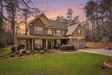 Welcome home to this lovely brick front detached home situated on Durham Lakes Country Club in Georgia - for sale on GolfHomes.com, golf home, golf lot