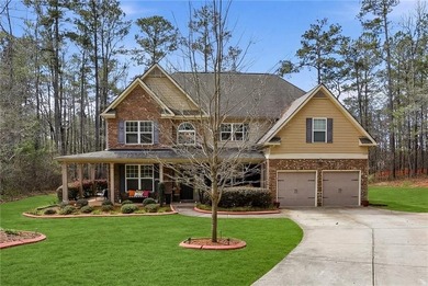Welcome home to this lovely brick front detached home situated on Durham Lakes Country Club in Georgia - for sale on GolfHomes.com, golf home, golf lot