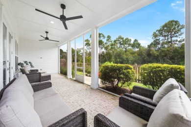 This exceptional like new single-story home showcases on Origins Golf Club in Florida - for sale on GolfHomes.com, golf home, golf lot