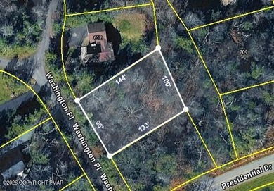 Create your perfect Pocono escape on this spacious .32-acre lot on Pocono Farms Country Club in Pennsylvania - for sale on GolfHomes.com, golf home, golf lot