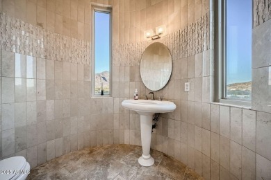 Spectacular SUPERSTITION MOUNTAIN VIEWS from this hillside on Gold Canyon Golf Resort - Sidewinder in Arizona - for sale on GolfHomes.com, golf home, golf lot