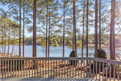 Architecturally designed waterfront home on a quiet, beautiful on Deercroft Golf and Country Club in North Carolina - for sale on GolfHomes.com, golf home, golf lot