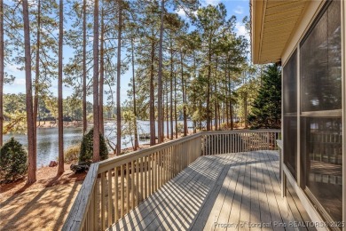 Architecturally designed waterfront home on a quiet, beautiful on Deercroft Golf and Country Club in North Carolina - for sale on GolfHomes.com, golf home, golf lot