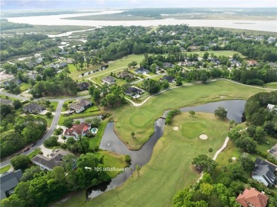 Nestled on a picturesque half-acre lot on the desirable Oak on Oak Grove Island Golf and Country Club in Georgia - for sale on GolfHomes.com, golf home, golf lot