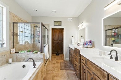 Step into luxury with this stunning reverse 1 1/2 -story home on Prairie Highlands Golf Course in Kansas - for sale on GolfHomes.com, golf home, golf lot