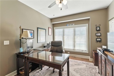 Step into luxury with this stunning reverse 1 1/2 -story home on Prairie Highlands Golf Course in Kansas - for sale on GolfHomes.com, golf home, golf lot