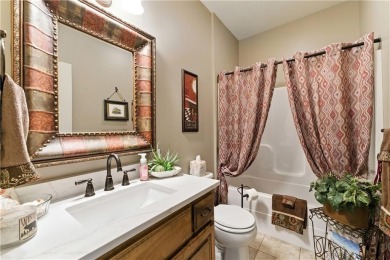 Step into luxury with this stunning reverse 1 1/2 -story home on Prairie Highlands Golf Course in Kansas - for sale on GolfHomes.com, golf home, golf lot