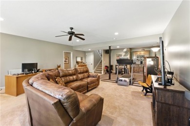 Step into luxury with this stunning reverse 1 1/2 -story home on Prairie Highlands Golf Course in Kansas - for sale on GolfHomes.com, golf home, golf lot
