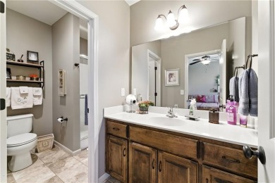 Step into luxury with this stunning reverse 1 1/2 -story home on Prairie Highlands Golf Course in Kansas - for sale on GolfHomes.com, golf home, golf lot