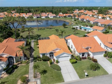 TRANQUILITY MEETS ELEGANCE WITH PICTURESQUE WATER VIEWS! Welcome on Venice East Golf Club in Florida - for sale on GolfHomes.com, golf home, golf lot