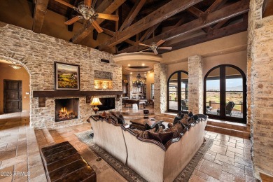 Step back in time in this storybook European-influenced Tuscan on FireRock Country Club in Arizona - for sale on GolfHomes.com, golf home, golf lot