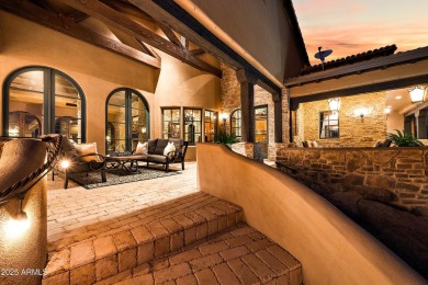 Step back in time in this storybook European-influenced Tuscan on FireRock Country Club in Arizona - for sale on GolfHomes.com, golf home, golf lot