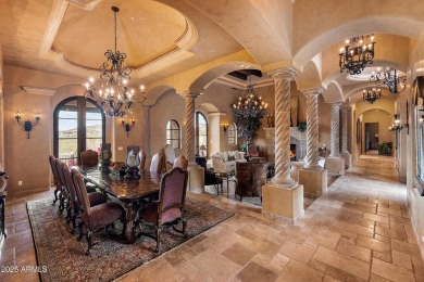 Step back in time in this storybook European-influenced Tuscan on FireRock Country Club in Arizona - for sale on GolfHomes.com, golf home, golf lot