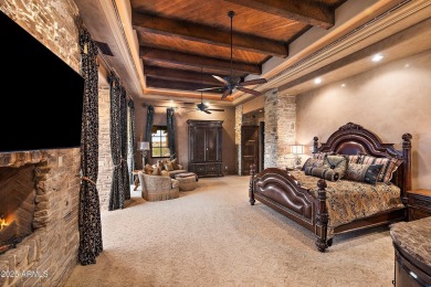 Step back in time in this storybook European-influenced Tuscan on FireRock Country Club in Arizona - for sale on GolfHomes.com, golf home, golf lot