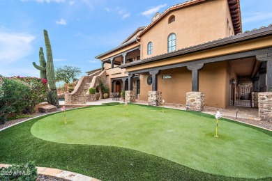 Step back in time in this storybook European-influenced Tuscan on FireRock Country Club in Arizona - for sale on GolfHomes.com, golf home, golf lot