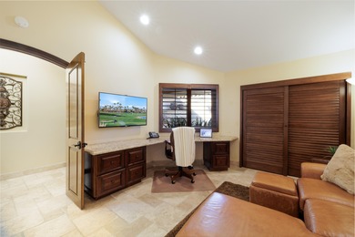 High-end, custom features abound in this re-imagined Tamarisk on  in California - for sale on GolfHomes.com, golf home, golf lot