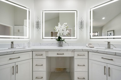 Every inch of this stunning Tucson model has been remodeled & on The Lakes Country Club in California - for sale on GolfHomes.com, golf home, golf lot