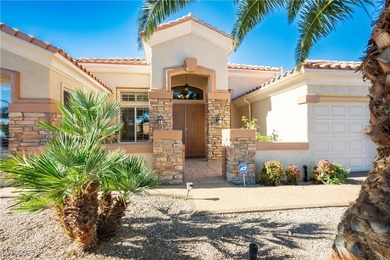 Situated on a premium corner lot in a quiet Sun City Summerlin on Highland Falls Golf Club in Nevada - for sale on GolfHomes.com, golf home, golf lot