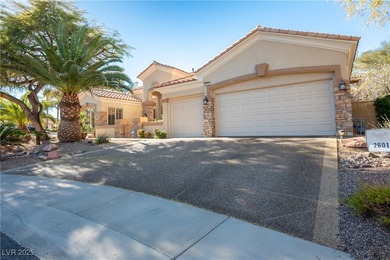 Situated on a premium corner lot in a quiet Sun City Summerlin on Highland Falls Golf Club in Nevada - for sale on GolfHomes.com, golf home, golf lot