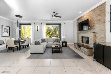 Experience refined single-story living inside the guard-gated on Canyon Gate Country Club in Nevada - for sale on GolfHomes.com, golf home, golf lot