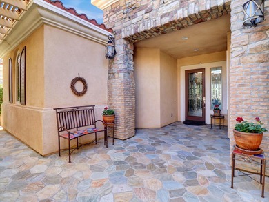 From the moment you enter the private gated courtyard you will on Shadow Hills Golf Club in California - for sale on GolfHomes.com, golf home, golf lot