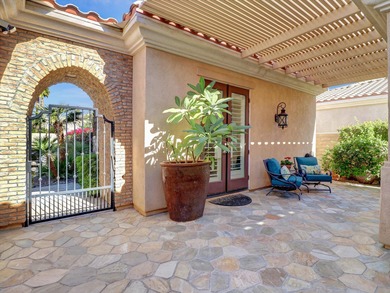 From the moment you enter the private gated courtyard you will on Shadow Hills Golf Club in California - for sale on GolfHomes.com, golf home, golf lot