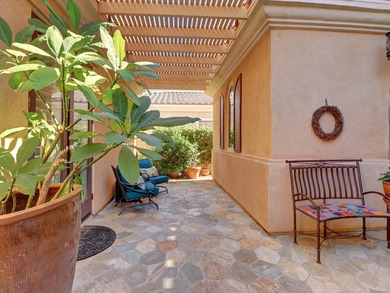 From the moment you enter the private gated courtyard you will on Shadow Hills Golf Club in California - for sale on GolfHomes.com, golf home, golf lot