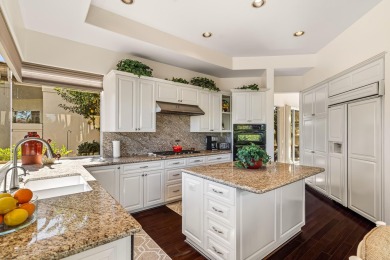 Tranquil and private setting overlooking the PebbleTec pool/spa on Desert Horizons Country Club in California - for sale on GolfHomes.com, golf home, golf lot