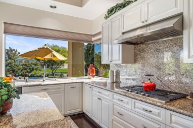 Tranquil and private setting overlooking the PebbleTec pool/spa on Desert Horizons Country Club in California - for sale on GolfHomes.com, golf home, golf lot