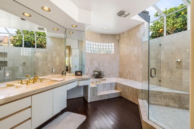 Tranquil and private setting overlooking the PebbleTec pool/spa on Desert Horizons Country Club in California - for sale on GolfHomes.com, golf home, golf lot