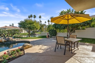 Tranquil and private setting overlooking the PebbleTec pool/spa on Desert Horizons Country Club in California - for sale on GolfHomes.com, golf home, golf lot